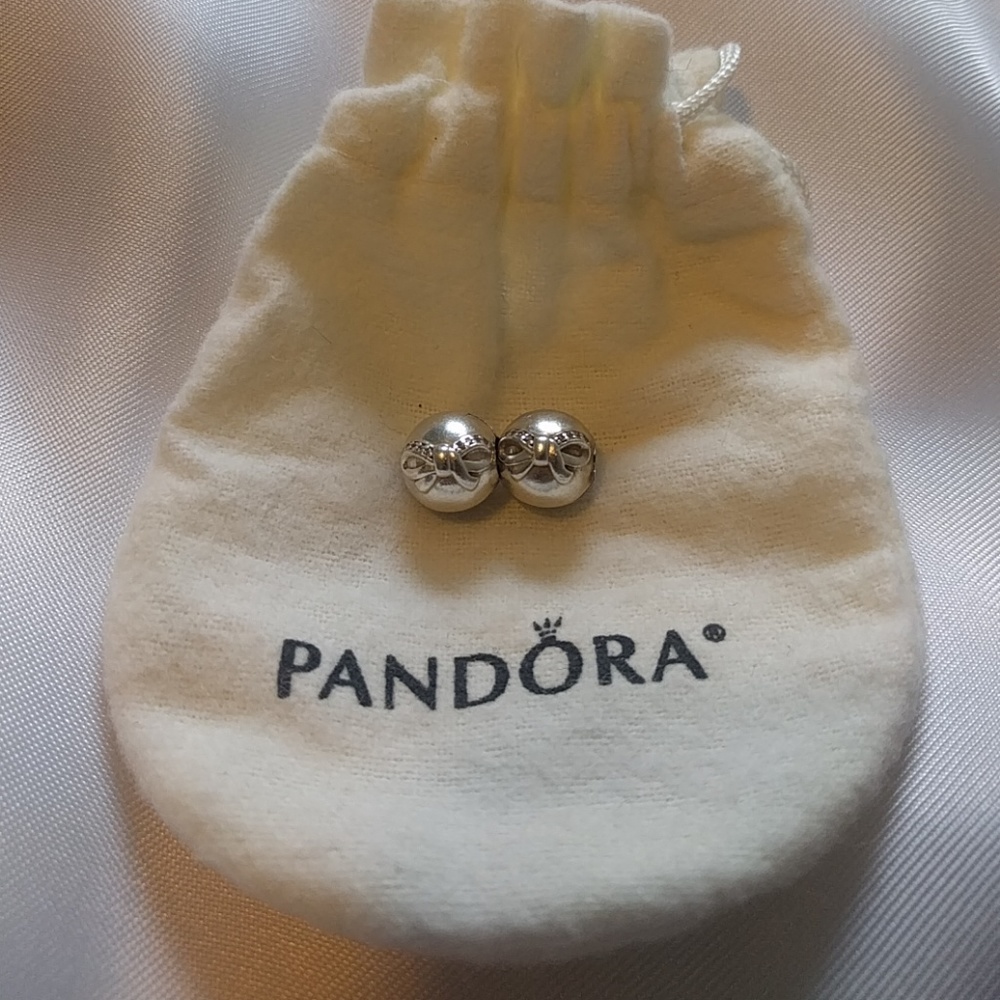 PANDORA Dainty Bow Clips